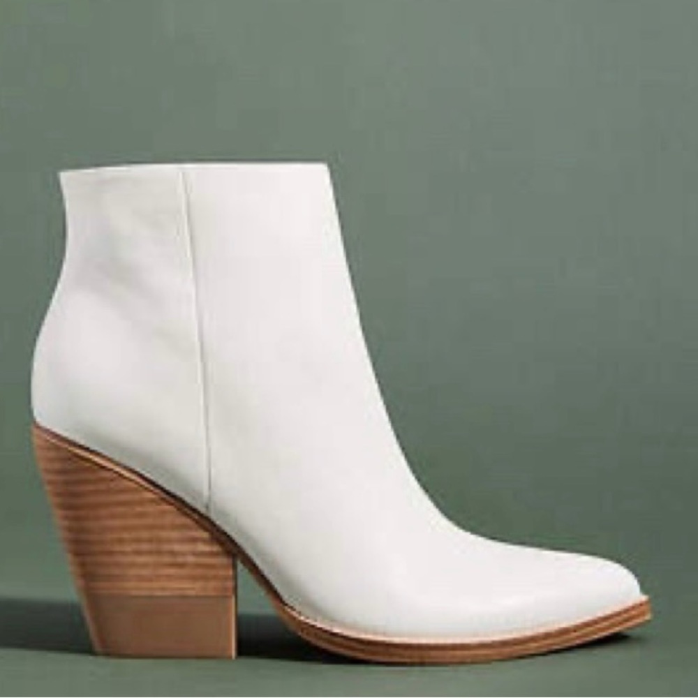 Marc Fisher LTD Bellen Leather Zip Boots SZ 8